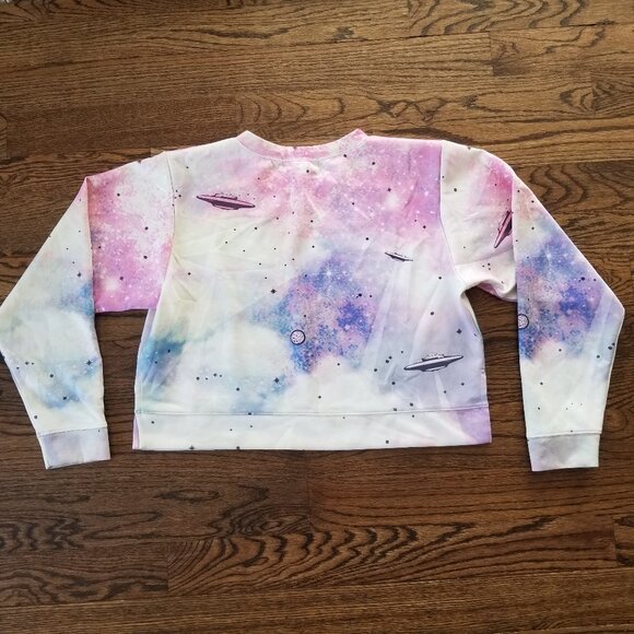Wildfox Space Cadet Pop Art Sweater Sweatshirt Pullover Size Large - Picture 8 of 8